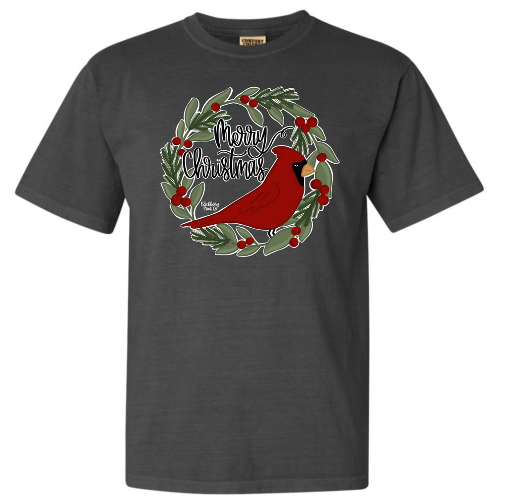 Cardinal Wreath Short Sleeve Tee