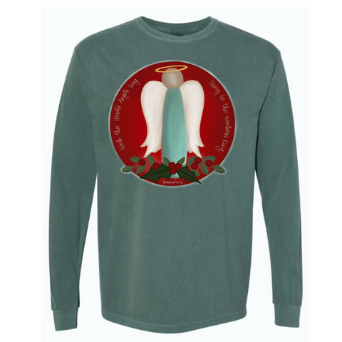 "Glory to the newborn King" Long Sleeve Tee