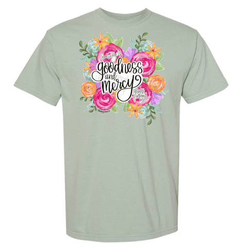 "Goodness and Mercy" Comfort Colors Tee