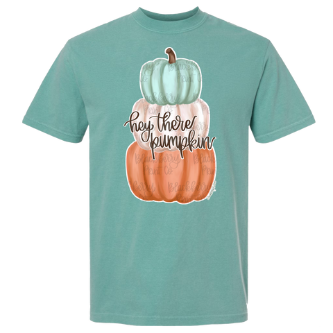 "Hey there Pumpkin" Comfort Colors Tee