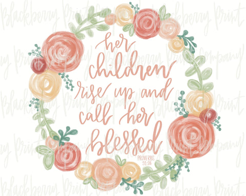 DTF Transfer Proverbs 31