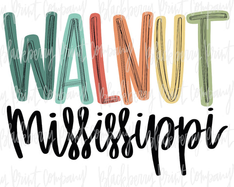 DTF Transfer Walnut MS