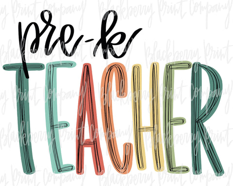 DTF Transfer Pre-K Teacher