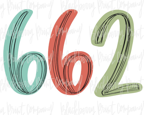 DTF Transfer 662 Area Code