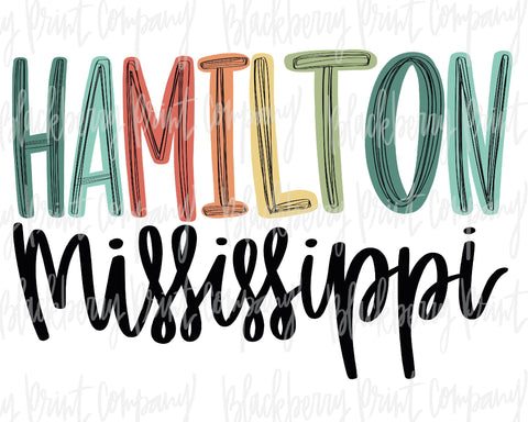 DTF Transfer Hamilton MS