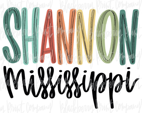 DTF Transfer Shannon MS