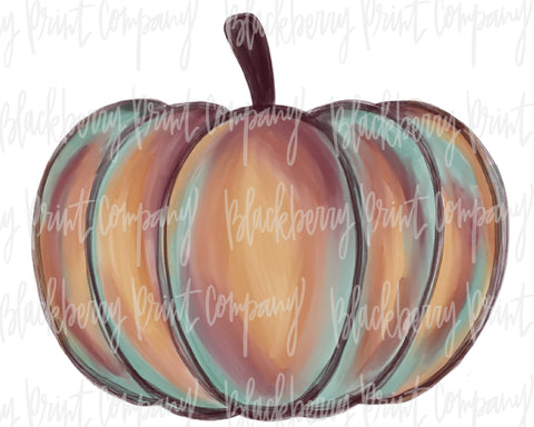 DTF Transfer Colorful Pumpkin