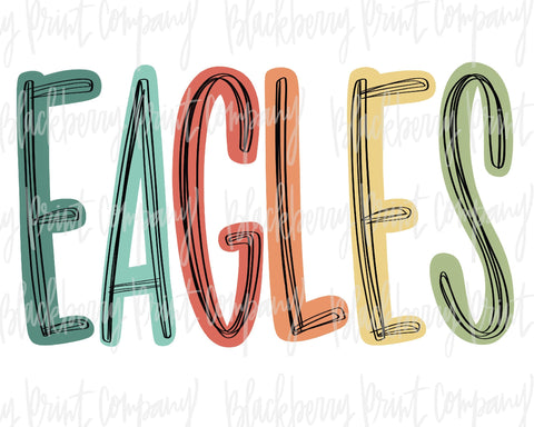 DTF Transfer Eagles