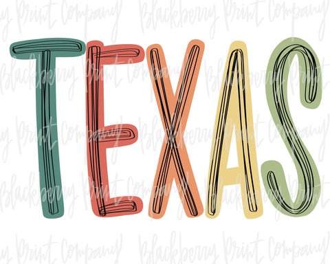 DTF Transfer Texas
