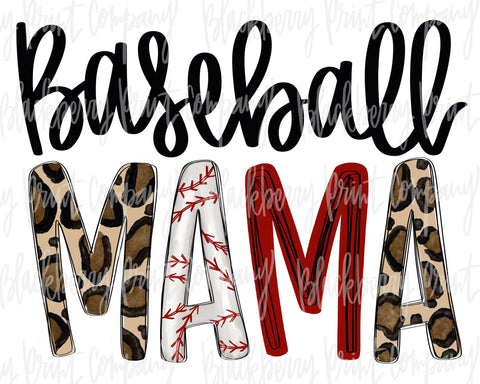 DTF Transfer Baseball Mama