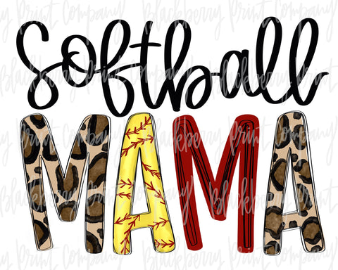 DTF Transfer Softball Mama