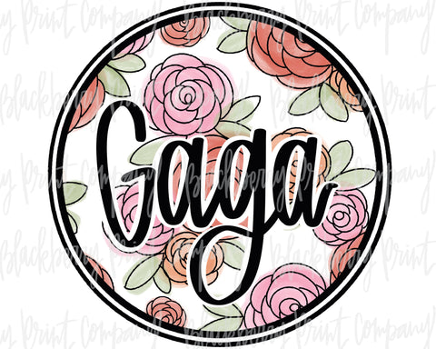 DTF Transfer Gaga Floral Watercolor