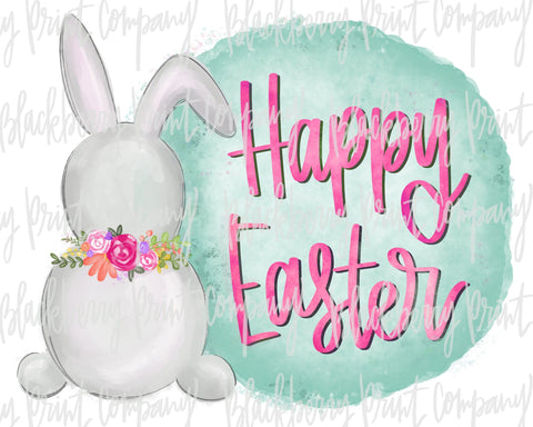 DTF Transfer Happy Easter Bunny