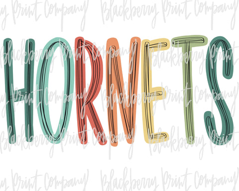 DTF Transfer Hornets