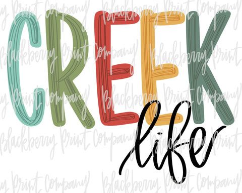 DTF Transfer Creek Life