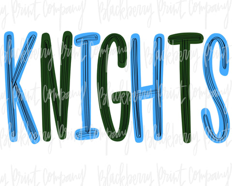 DTF Transfer Knights