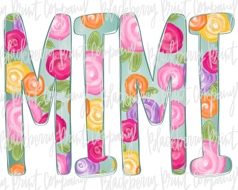 DTF Transfer Mimi Floral Fill