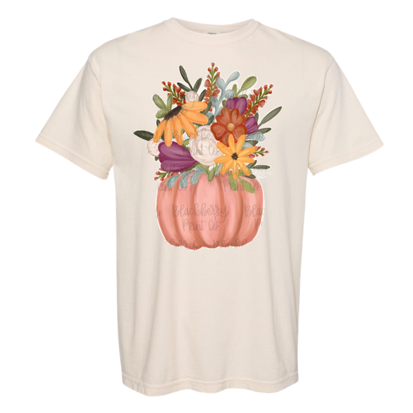 Pumpkin Bouquet Comfort Colors Tee