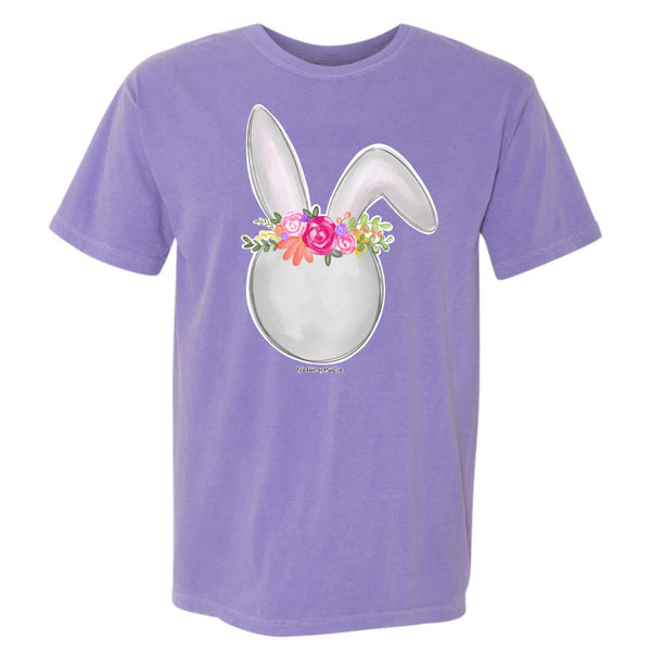 "Floral Bunny" Short Sleeve Tee